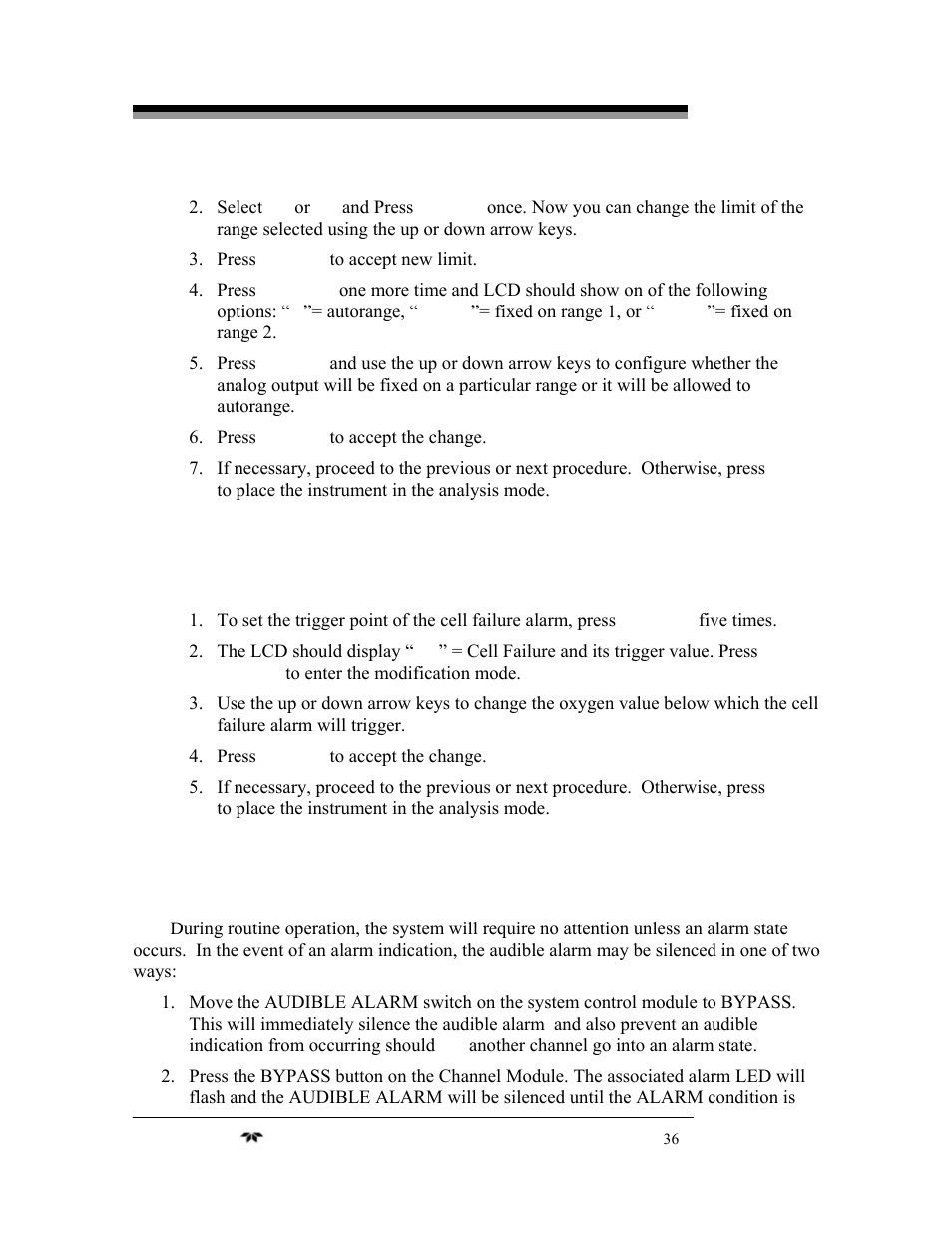 Teledyne 3220 - Multi-channel oxygen monitor system User Manual | Page 50 / 58