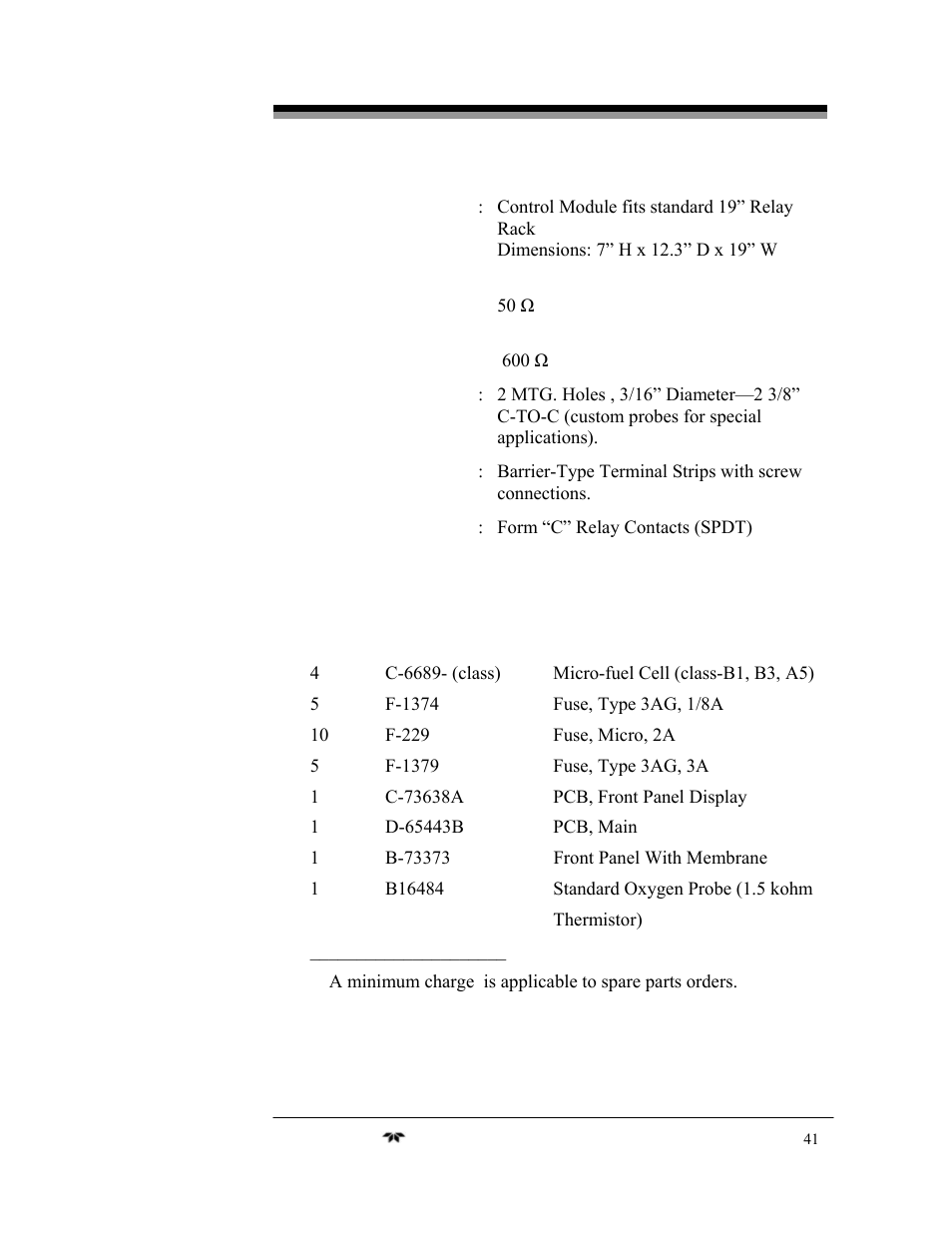 Teledyne 3220 - Multi-channel oxygen monitor system User Manual | Page 55 / 58