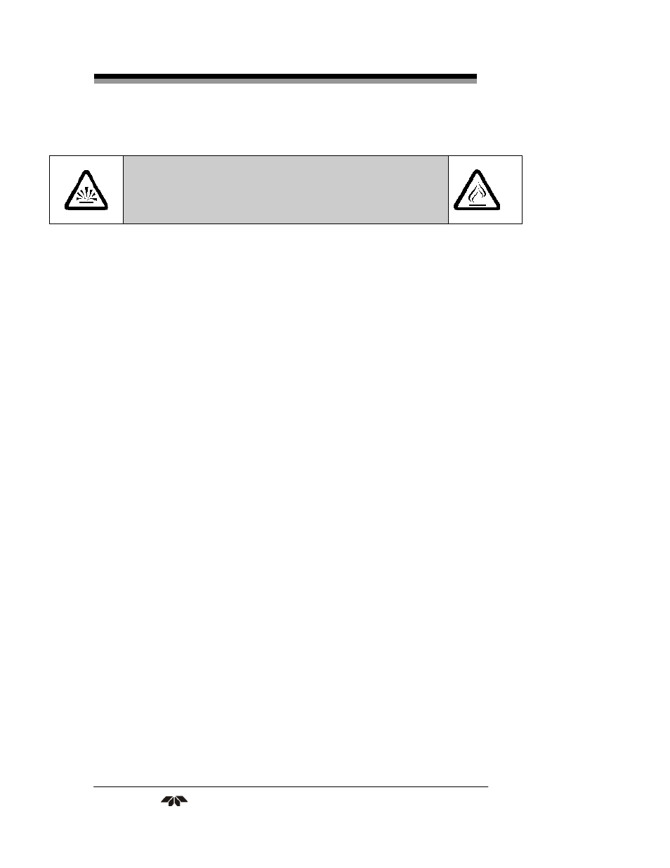 Danger | Teledyne 3290 - OEM percent oxygen analyzer User Manual | Page 10 / 47