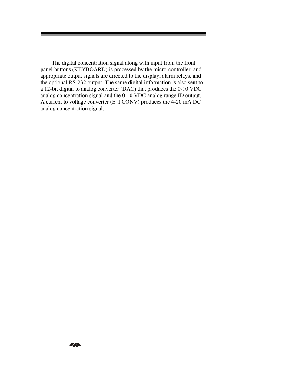 Teledyne 3290 - OEM percent oxygen analyzer User Manual | Page 24 / 47