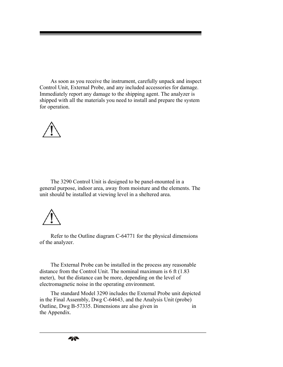 Teledyne 3290 - OEM percent oxygen analyzer User Manual | Page 26 / 47