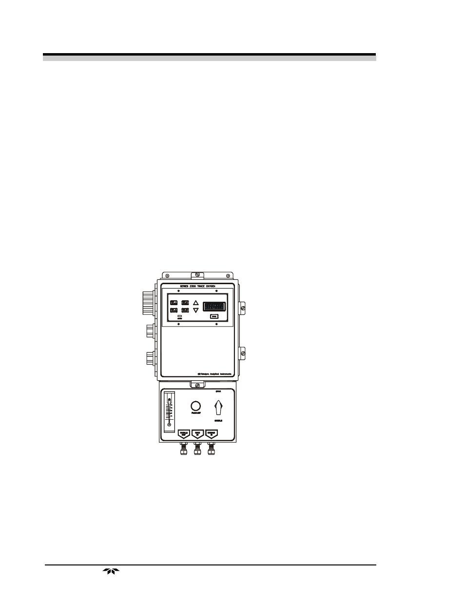 Teledyne 3300TB - Low cost trace oxygen analyzer User Manual | Page 8 / 43