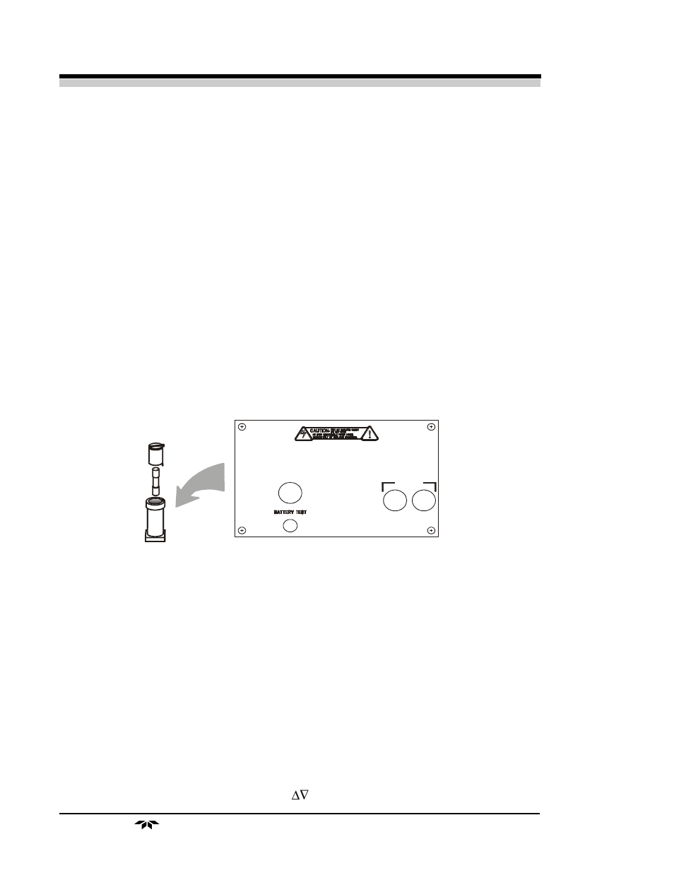 2 sensor installation or replacement | Teledyne 3350 - Microprocessor based control room monitor for personnel safety User Manual | Page 34 / 43