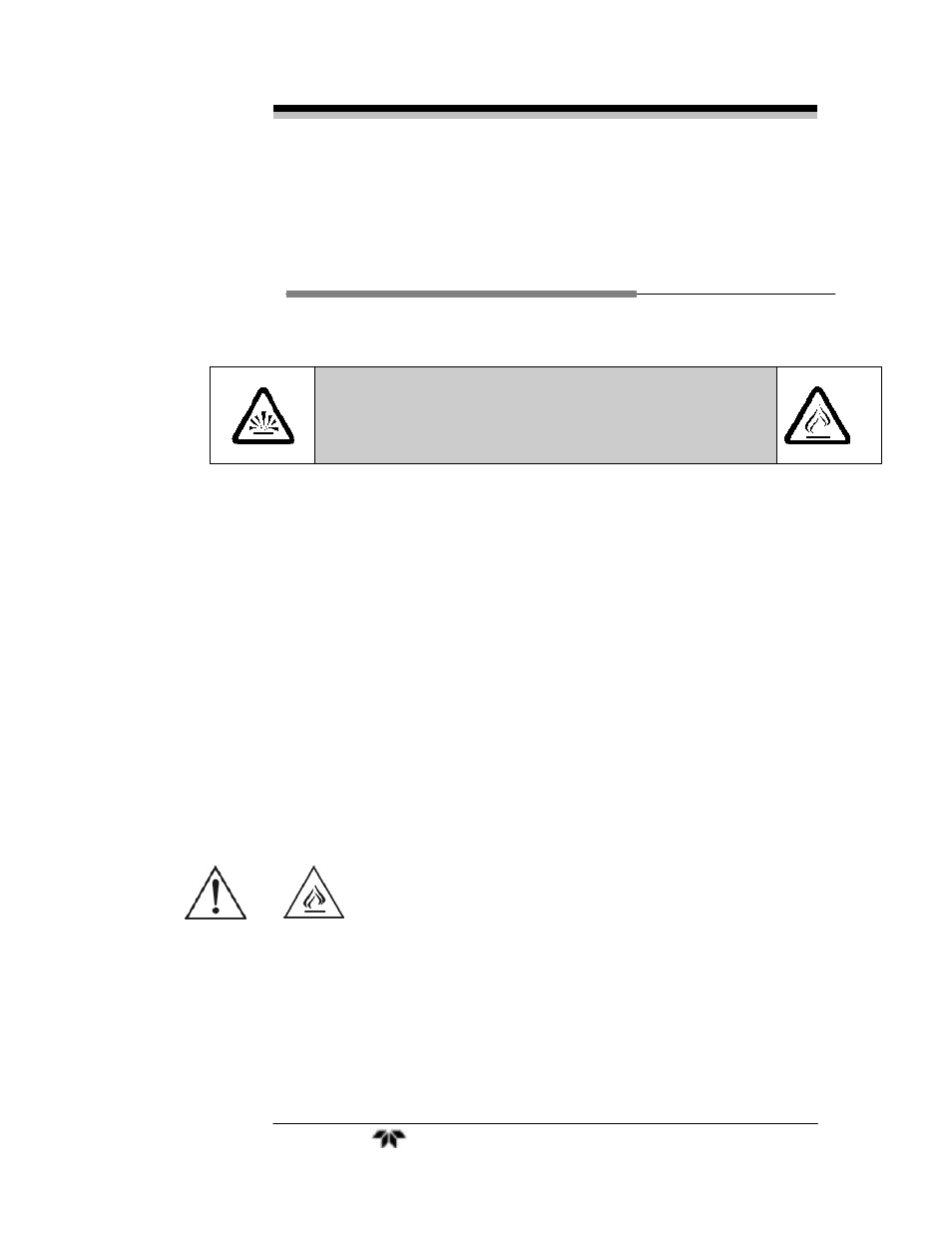 Danger, Additional safety information | Teledyne 4020 - Hydrocarbon analyzer User Manual | Page 13 / 98