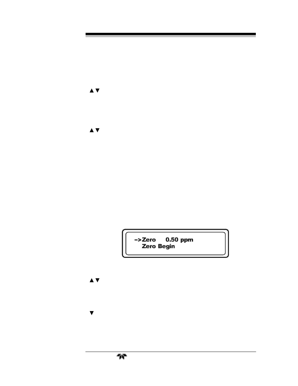 Teledyne 4020 – Hydrocarbon analyzer (special version for automatic background gas switching) User Manual | Page 67 / 100