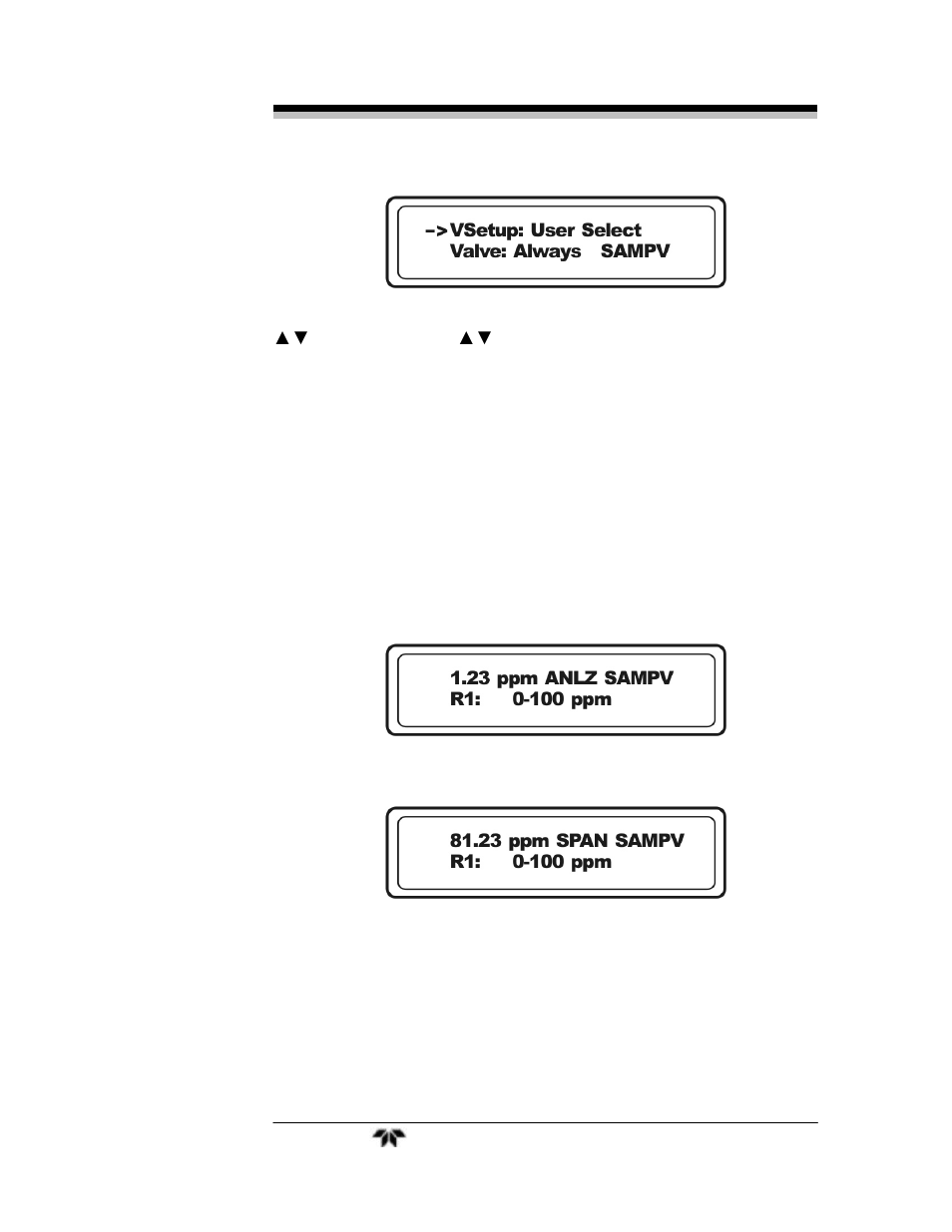 Teledyne 4020 – Hydrocarbon analyzer (special version for automatic background gas switching) User Manual | Page 77 / 100