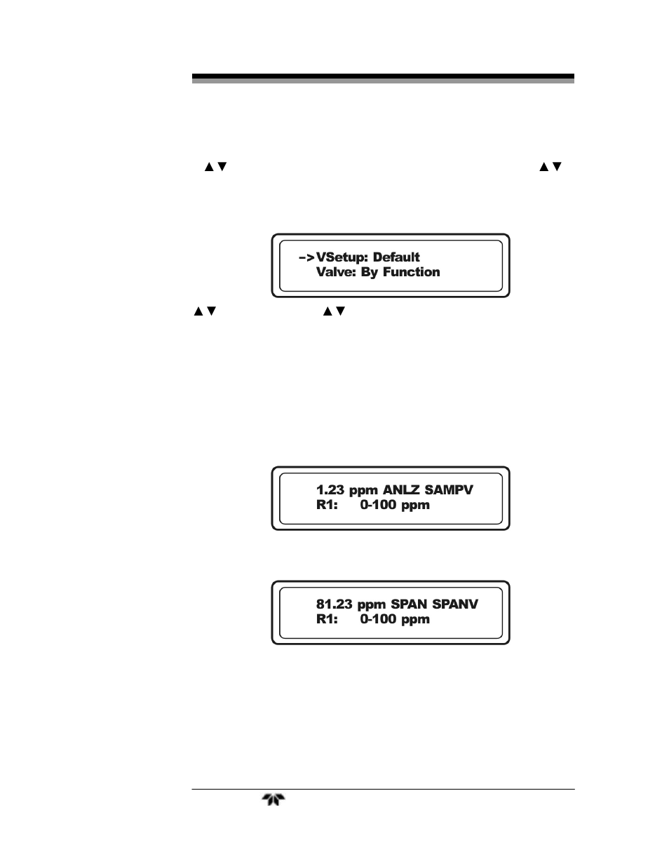 Teledyne 4020 – Hydrocarbon analyzer (special version for automatic background gas switching) User Manual | Page 78 / 100