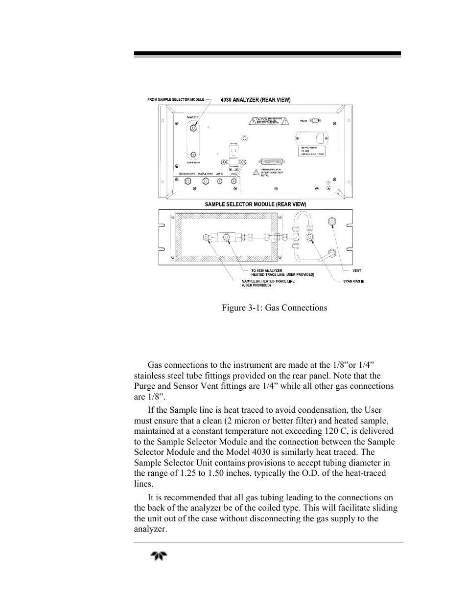 Teledyne 4030 - Total Hydrocarbon gas analyzer User Manual | Page 19 / 56