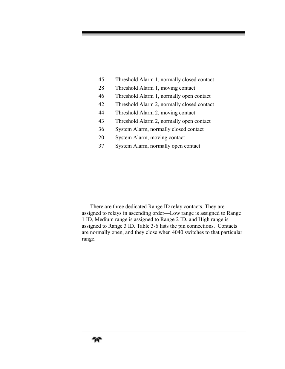 Teledyne 4030 - Total Hydrocarbon gas analyzer User Manual | Page 24 / 56