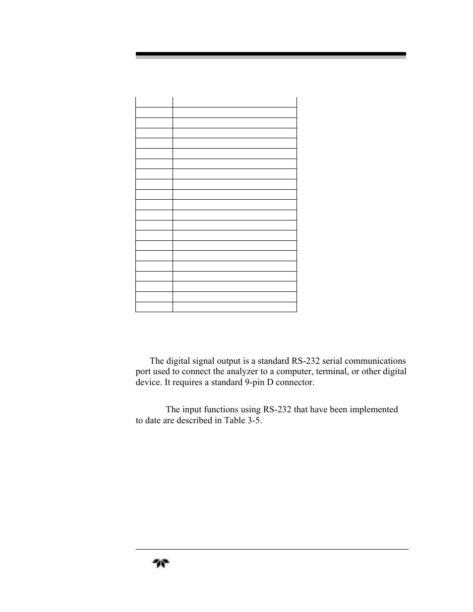 Teledyne 4030 - Total Hydrocarbon gas analyzer User Manual | Page 26 / 56