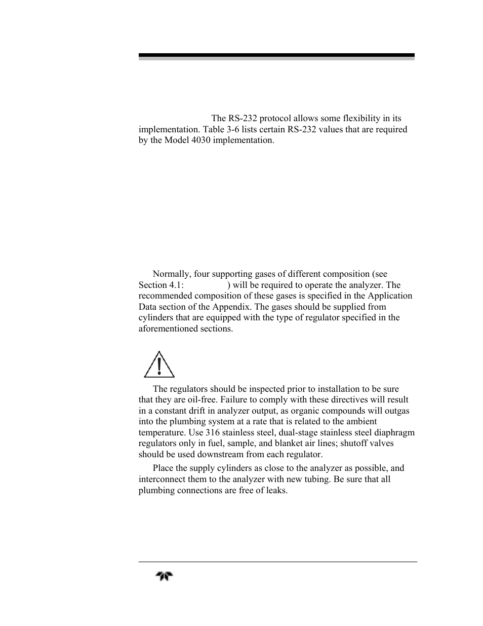 Teledyne 4030 - Total Hydrocarbon gas analyzer User Manual | Page 27 / 56