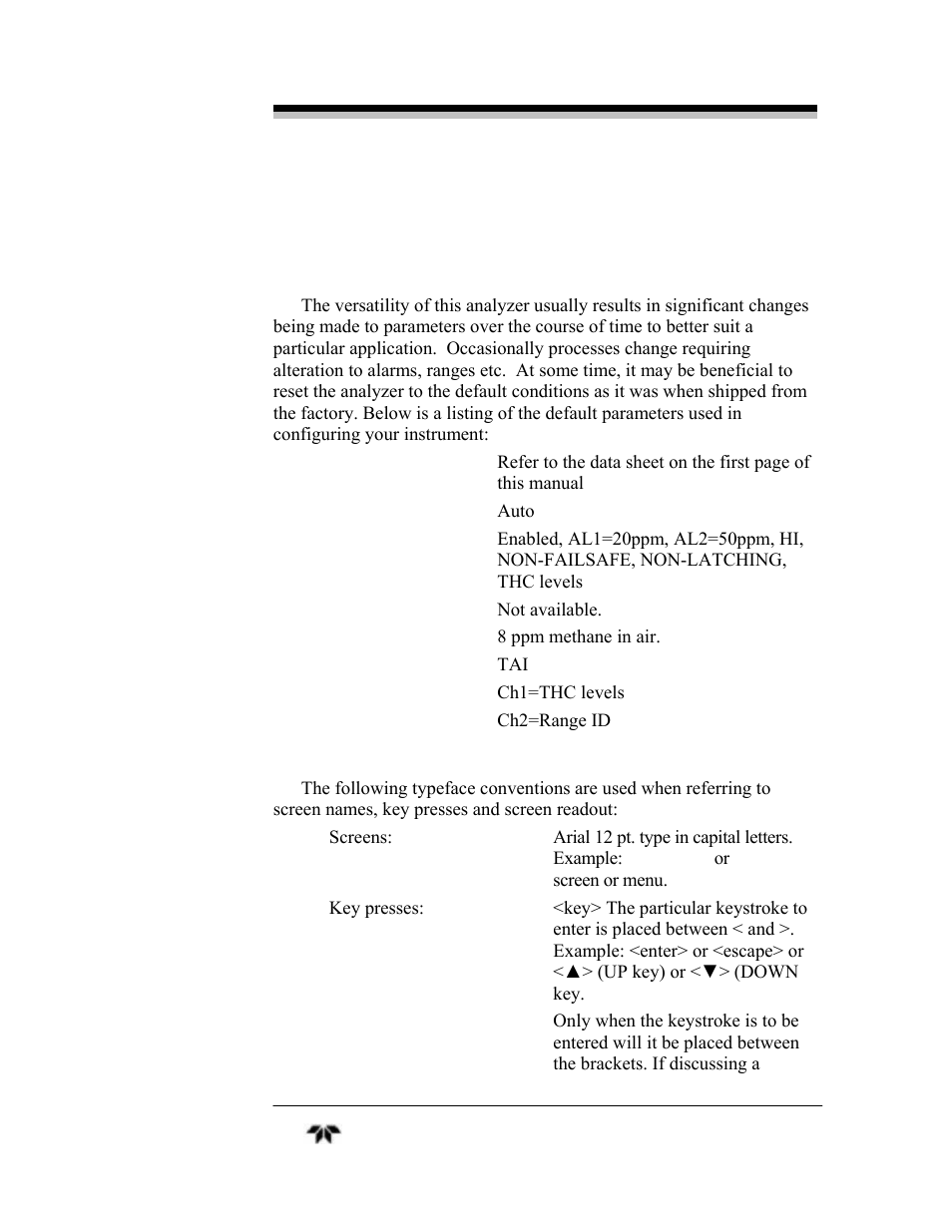 Teledyne 4030 - Total Hydrocarbon gas analyzer User Manual | Page 33 / 56