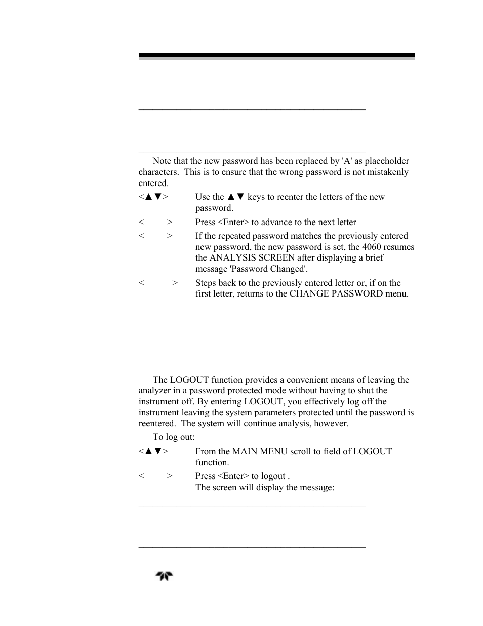 Teledyne 4030 - Total Hydrocarbon gas analyzer User Manual | Page 46 / 56