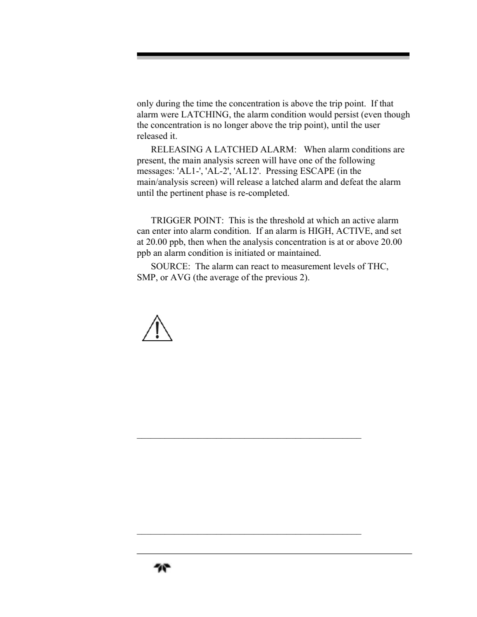 Teledyne 4030 - Total Hydrocarbon gas analyzer User Manual | Page 51 / 56