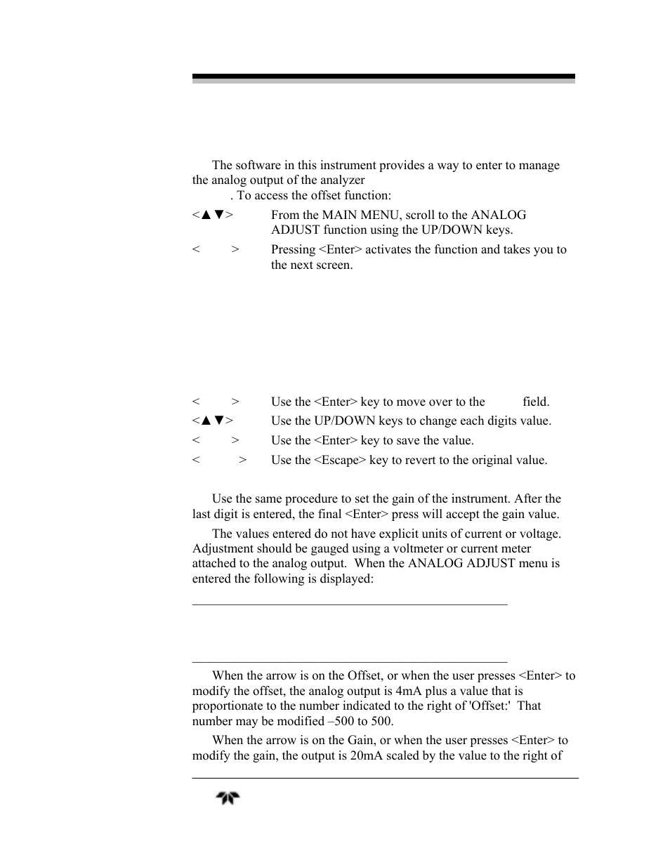 Teledyne 4030 - Total Hydrocarbon gas analyzer User Manual | Page 53 / 56