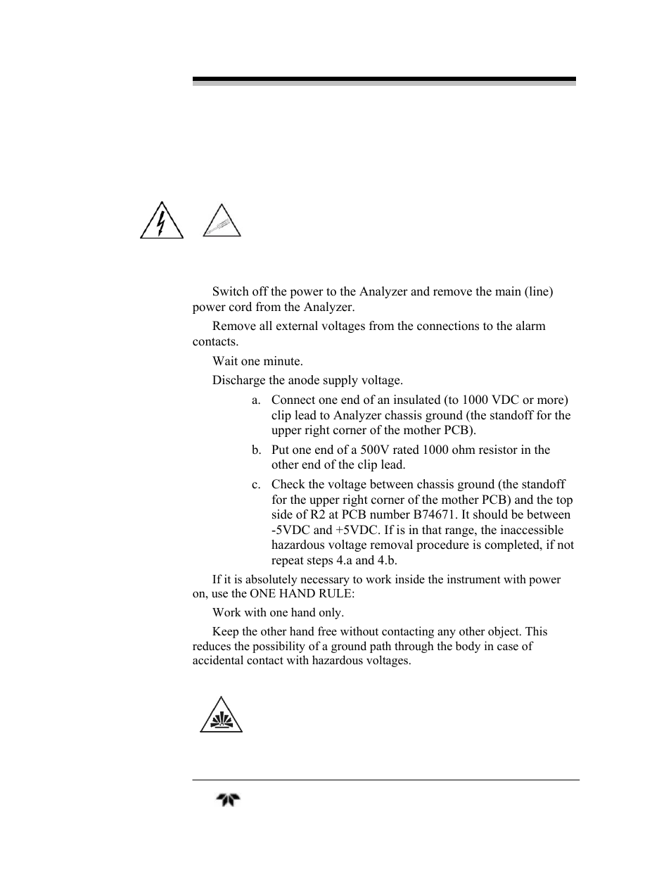 Teledyne 4030 - Total Hydrocarbon gas analyzer User Manual | Page 7 / 56