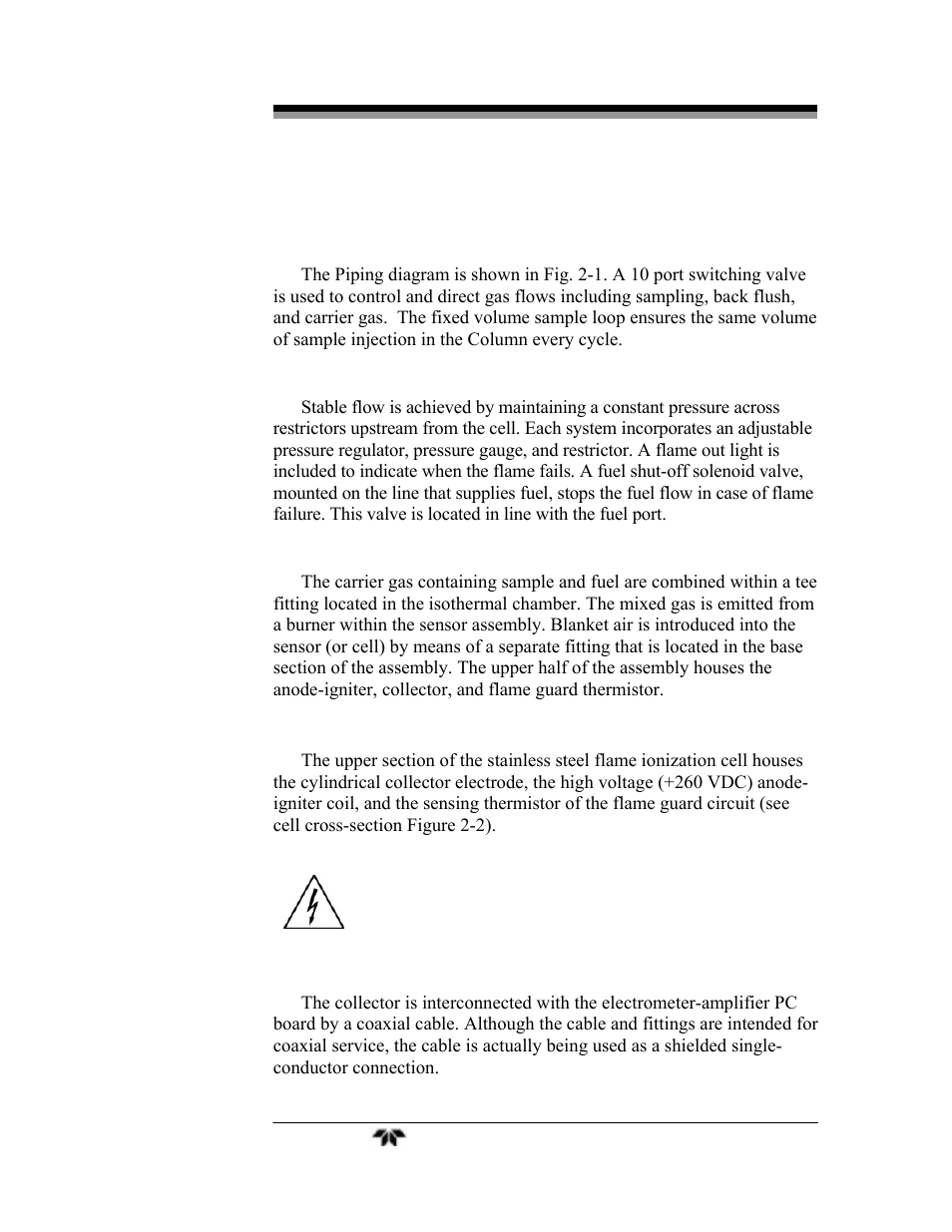 Teledyne 4040 - Methane / Nonmethane analyzer User Manual | Page 20 / 69