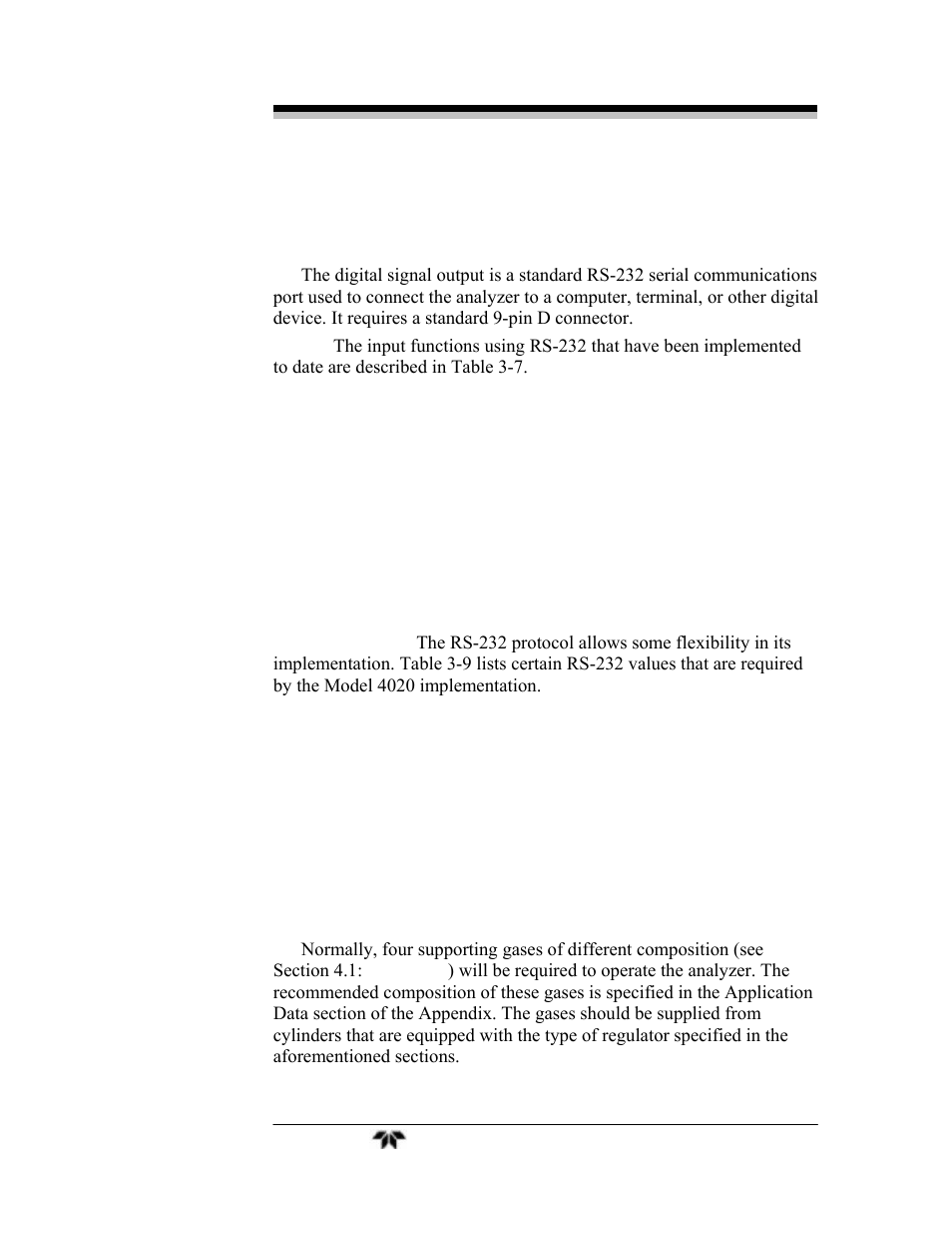 Teledyne 4040 - Methane / Nonmethane analyzer User Manual | Page 35 / 69
