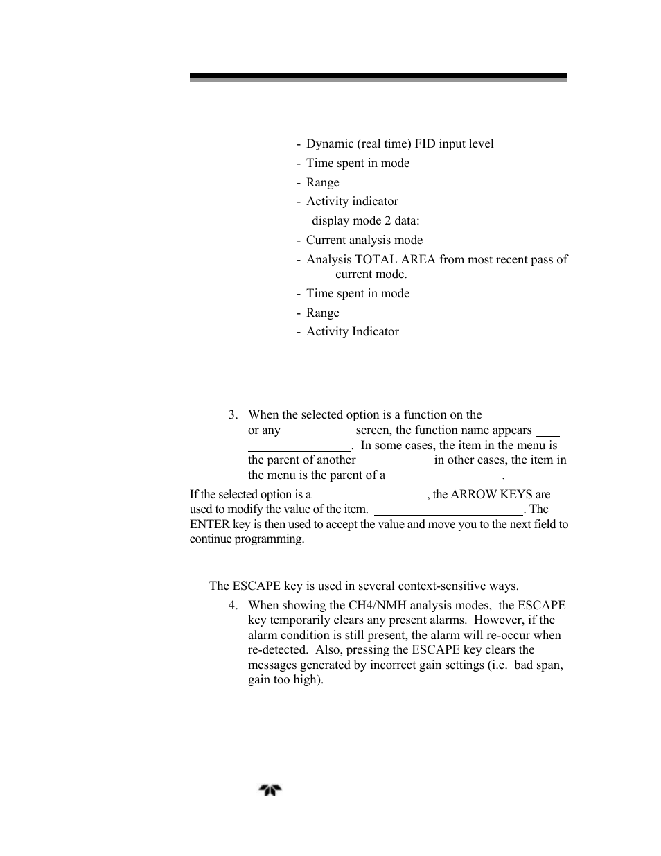 Teledyne 4040 - Methane / Nonmethane analyzer User Manual | Page 46 / 69