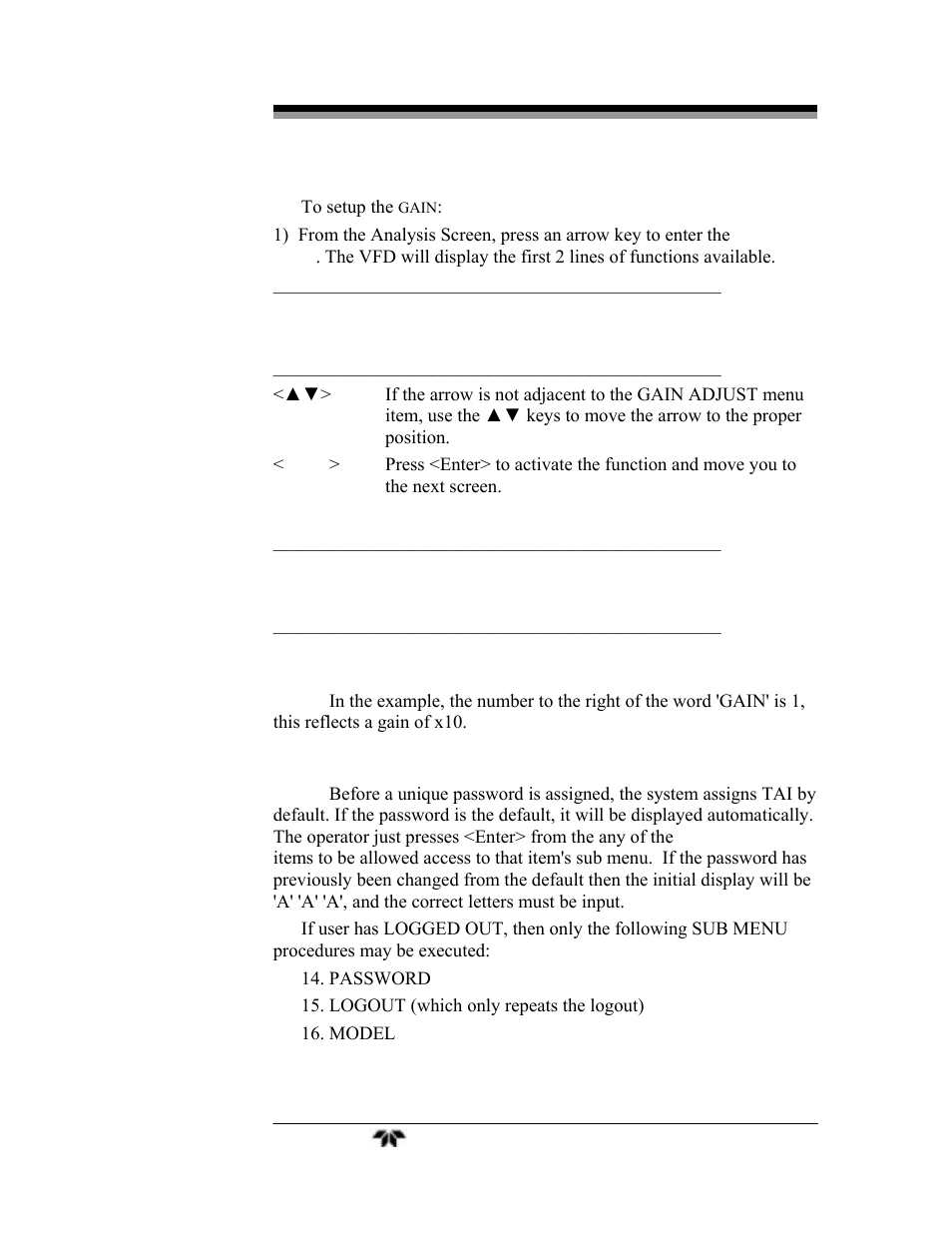 Teledyne 4040 - Methane / Nonmethane analyzer User Manual | Page 54 / 69
