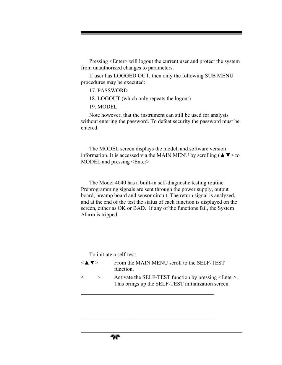 Teledyne 4040 - Methane / Nonmethane analyzer User Manual | Page 58 / 69