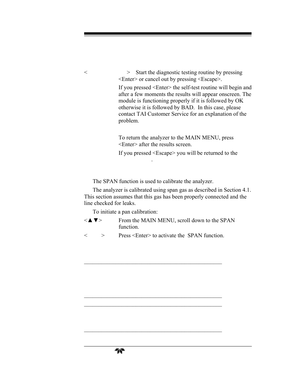 Teledyne 4040 - Methane / Nonmethane analyzer User Manual | Page 59 / 69