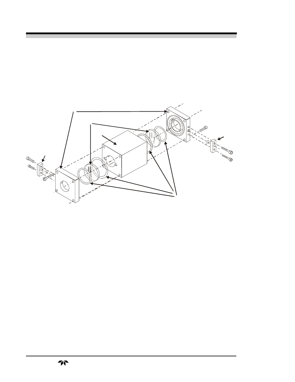 0 maintenance & troubleshooting, Figure 5-2. sample cell - exploded view | Teledyne 514 - NDIR analyzer User Manual | Page 68 / 74