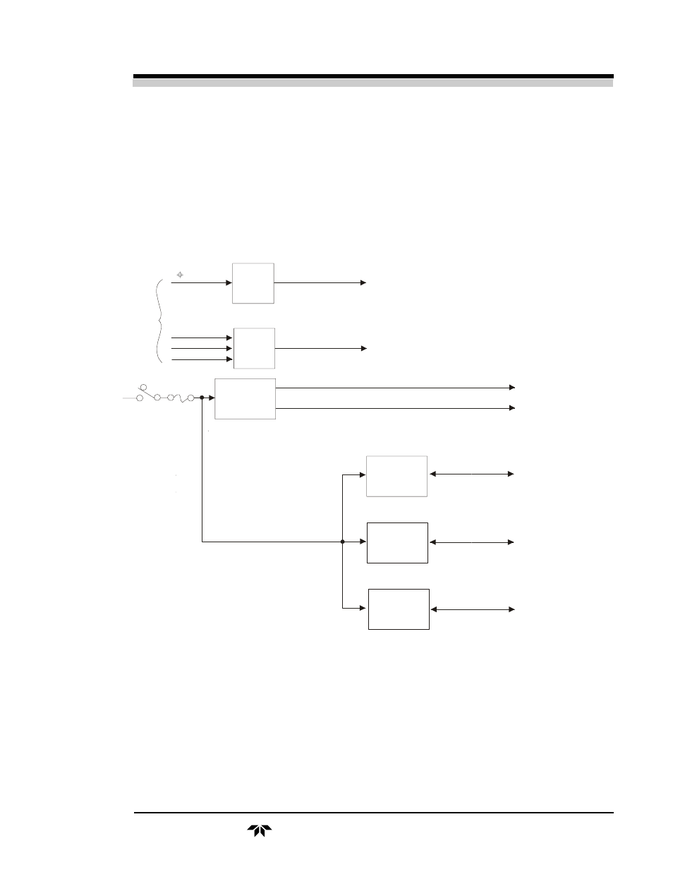 Operations/analysis unit 4, Figure 4-3 power module - block diagram, Teledyne analytical instruments | Teledyne 5000B - Near Infrared Photometer User Manual | Page 89 / 106