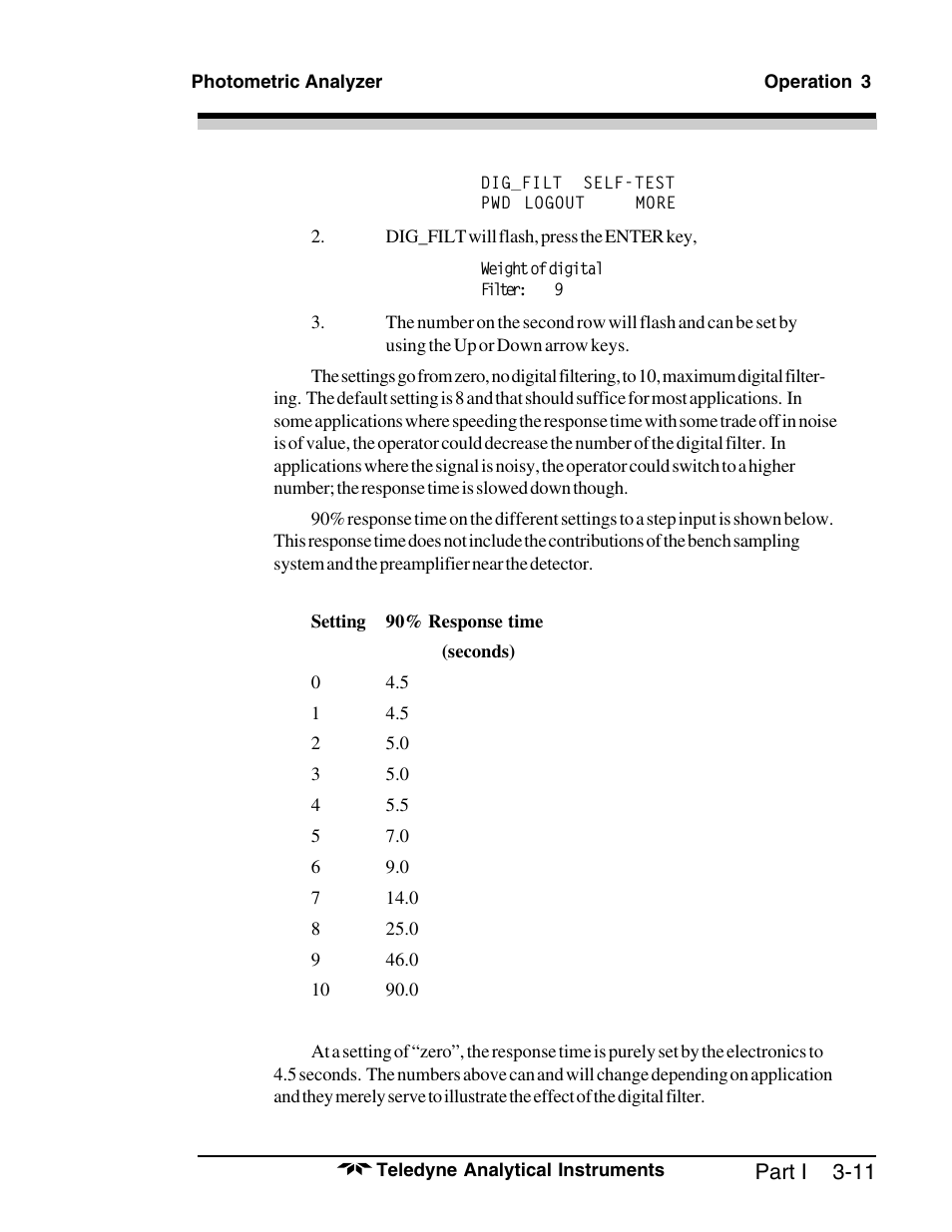 Teledyne 6000A - Photometric analyzer User Manual | Page 35 / 94