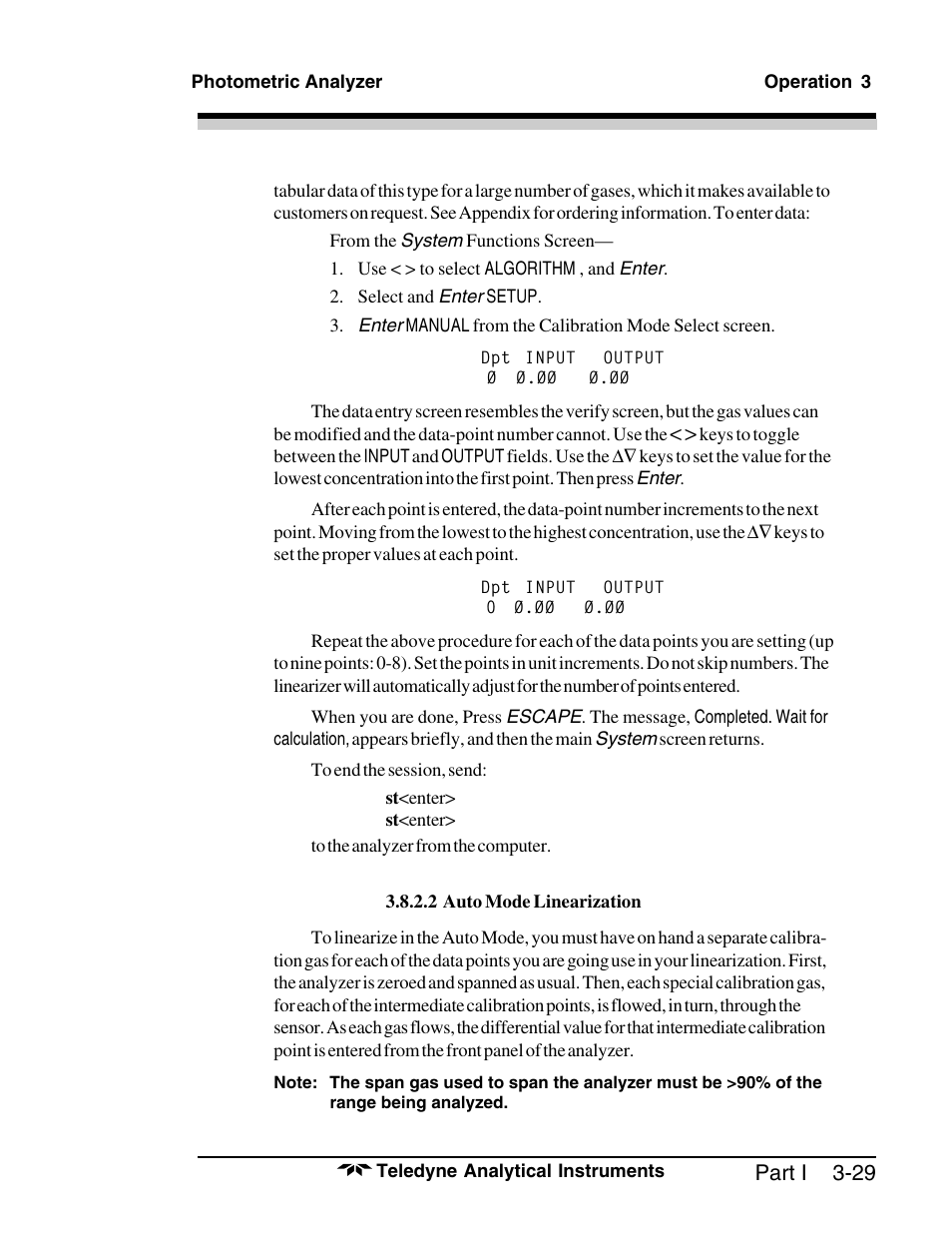 Teledyne 6000A - Photometric analyzer User Manual | Page 53 / 94