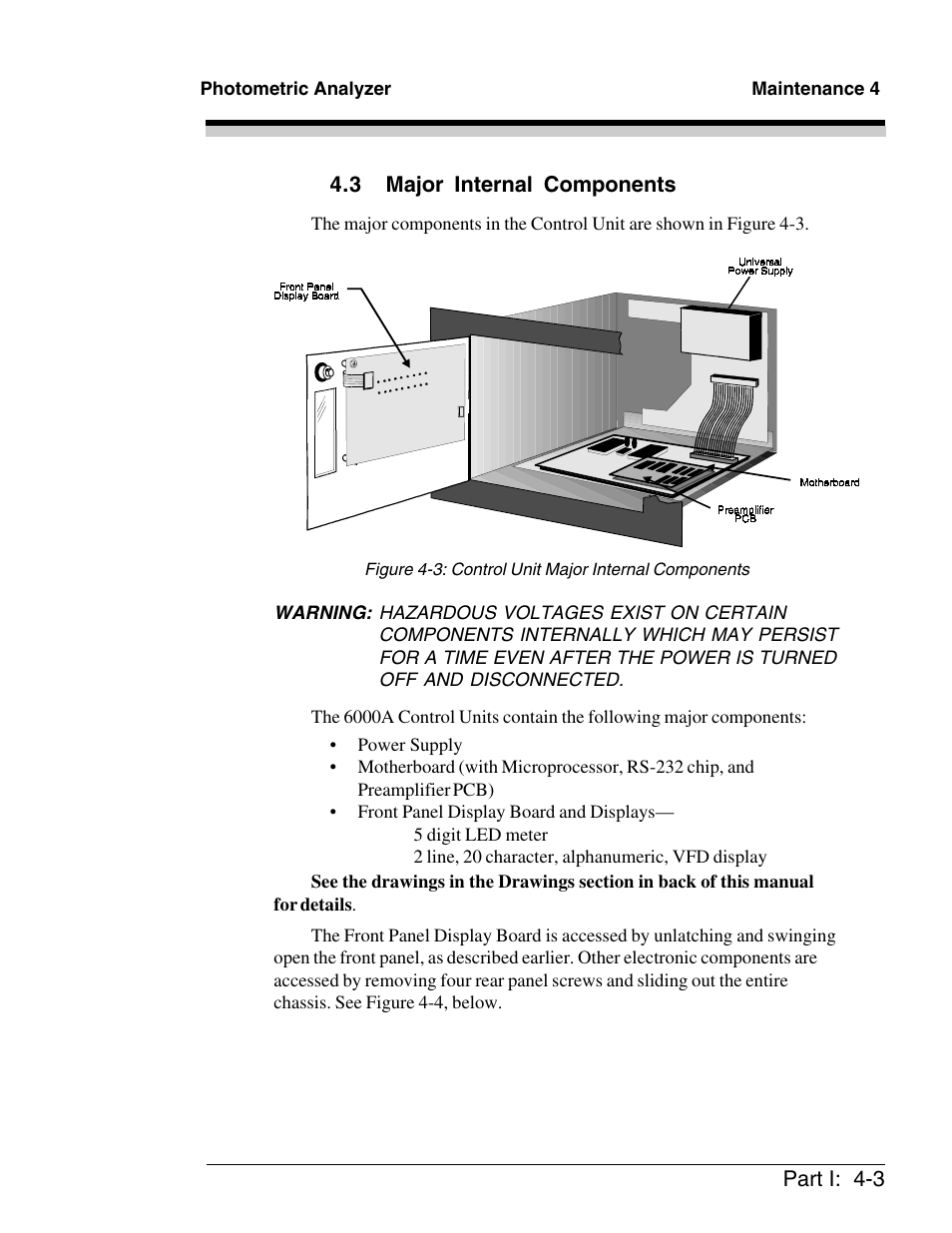 Teledyne 6000A - Photometric analyzer User Manual | Page 57 / 94