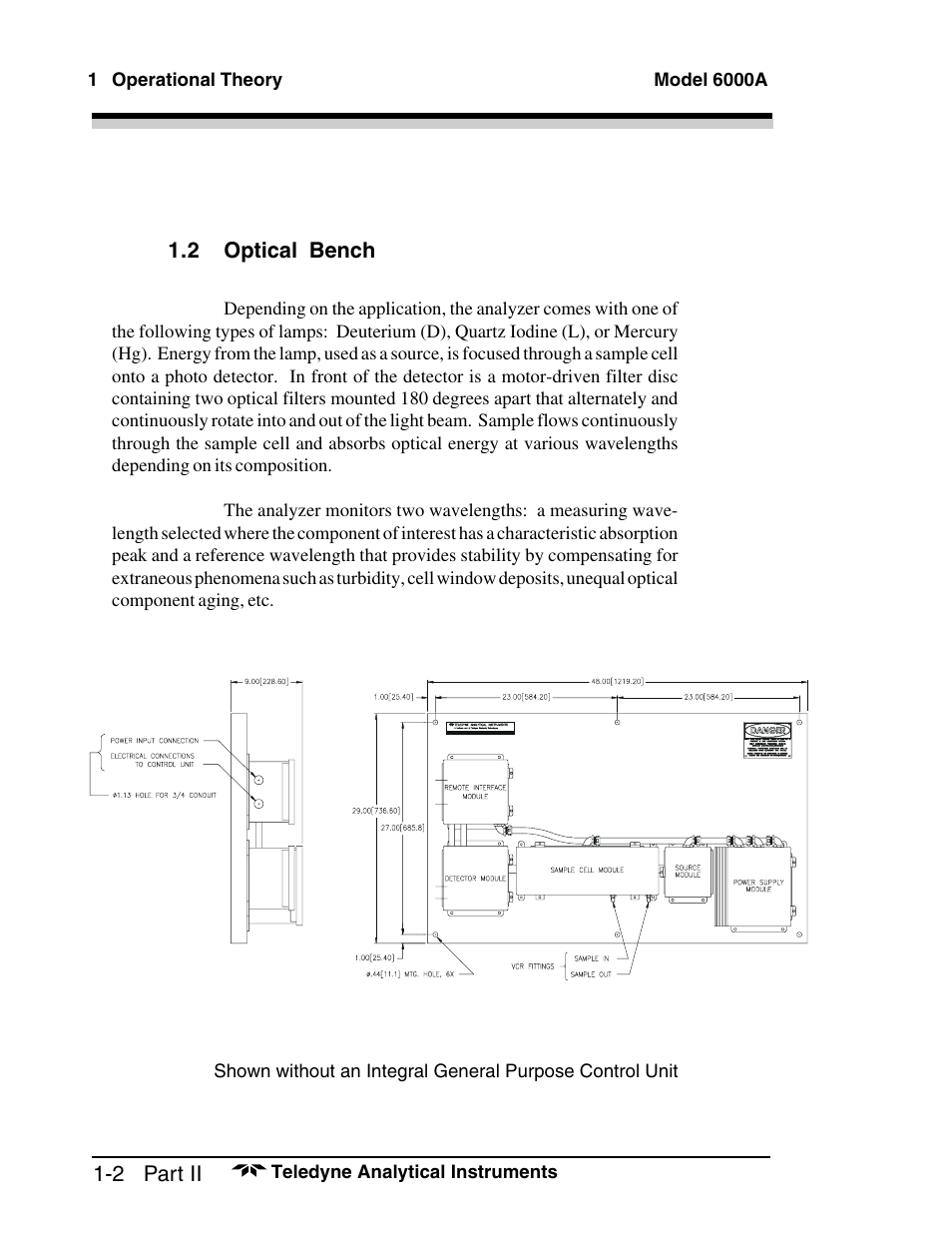 Teledyne 6000A - Photometric analyzer User Manual | Page 64 / 94