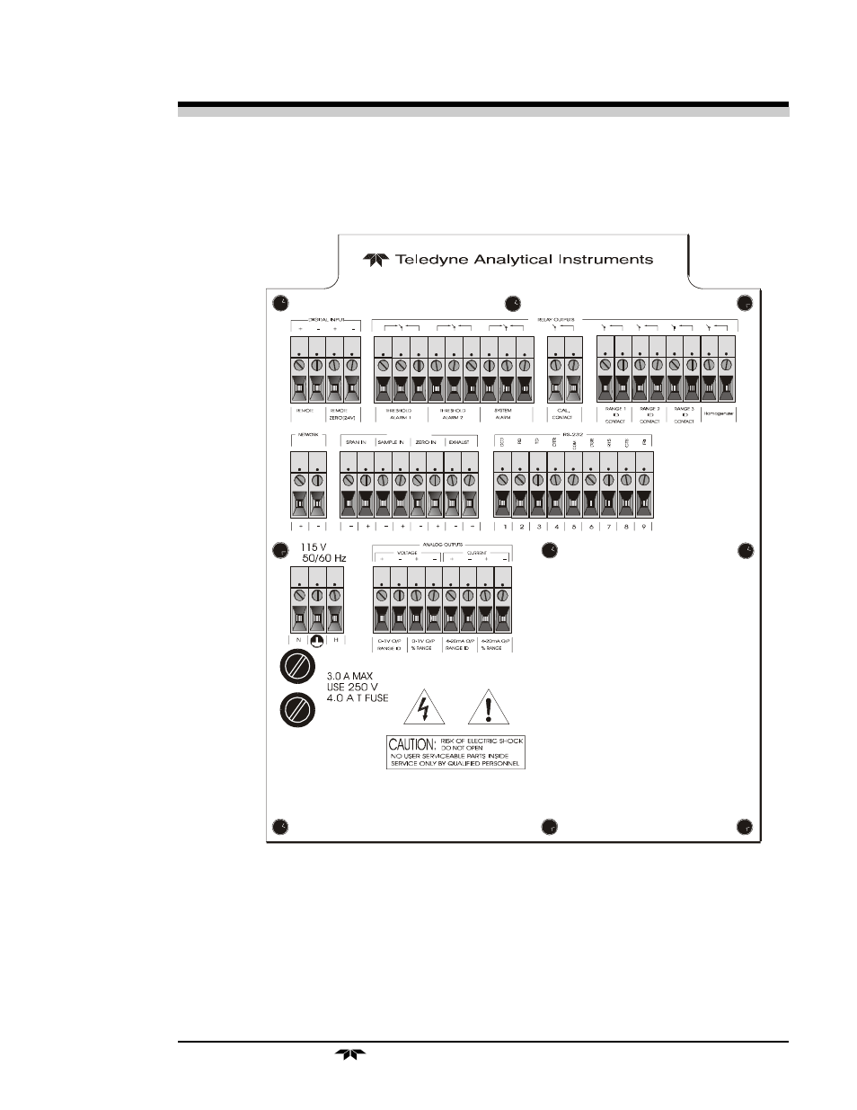 Teledyne 6020 - Photometric analyzer User Manual | Page 13 / 92
