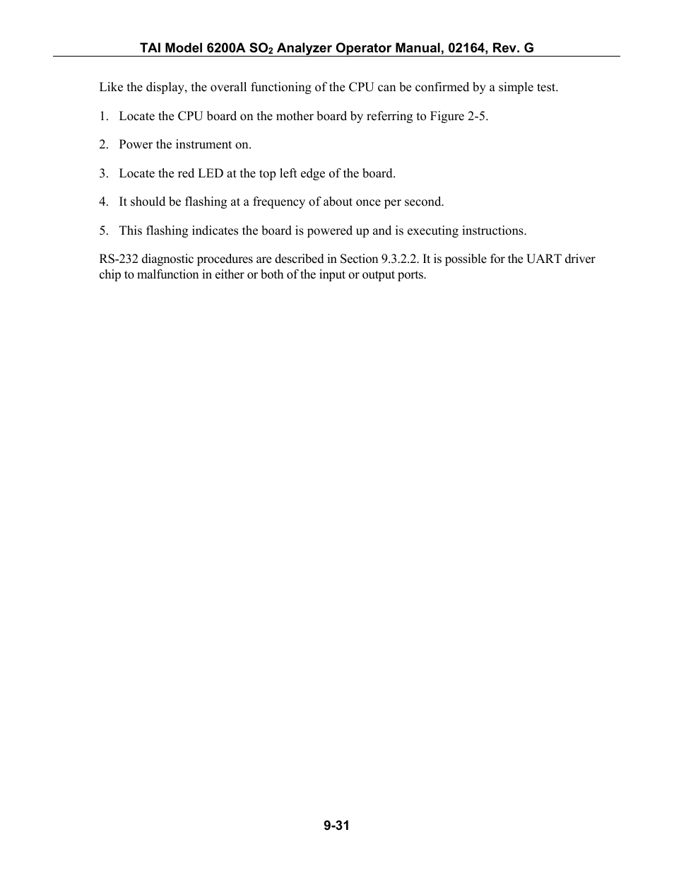 Teledyne 6200A - Sulfides analyzer User Manual | Page 174 / 206