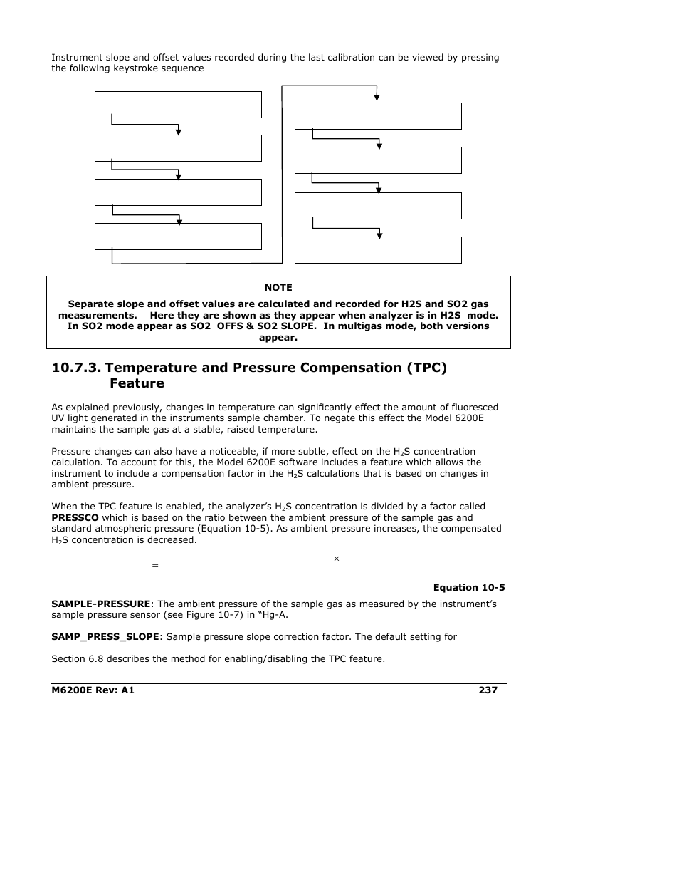 Teledyne 6200E - Sulfides Analyzer User Manual | Page 237 / 306