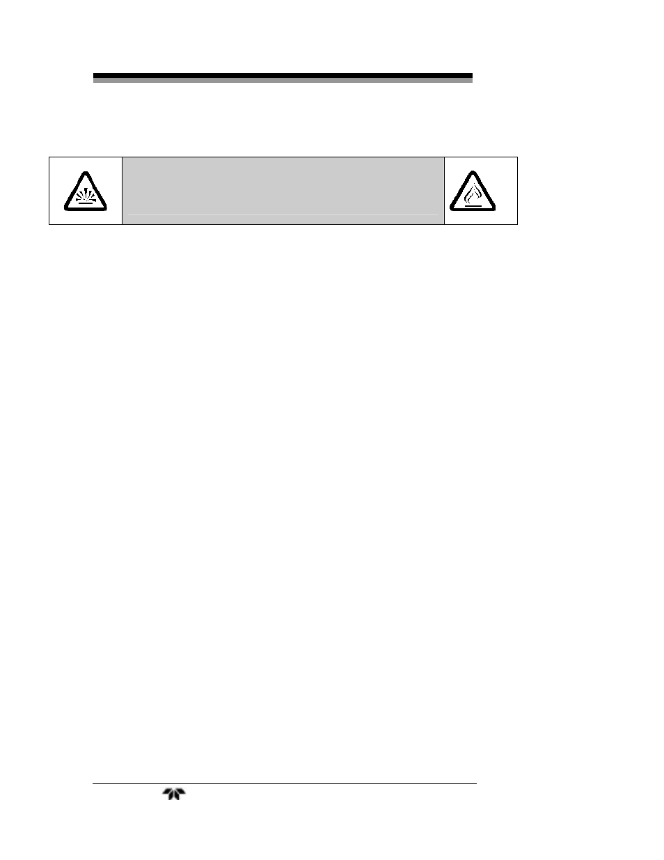 Danger | Teledyne 6650 - Fluorescence Probe - Oil in Water analysis system User Manual | Page 8 / 46