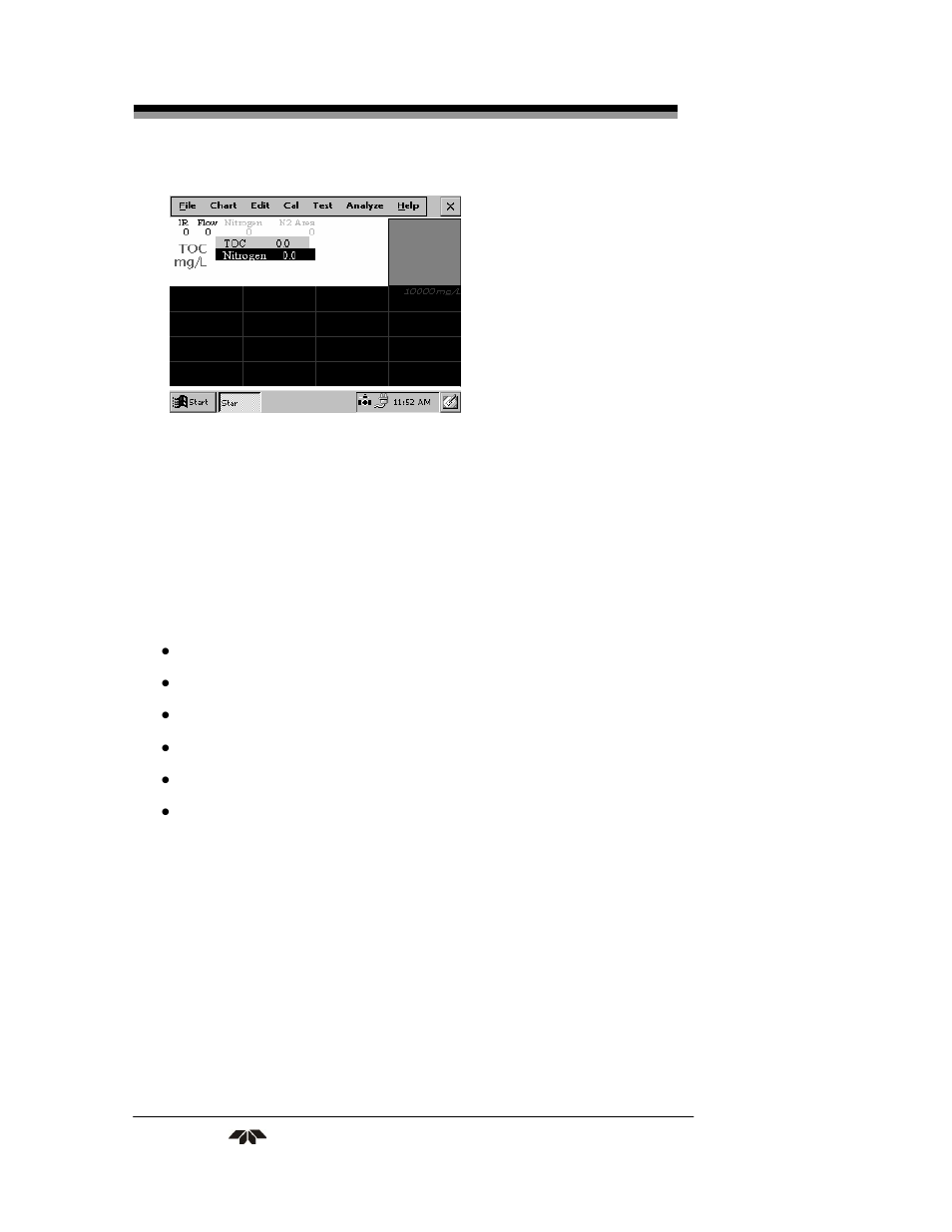 Teledyne 6700-C Total Organic Carbon Analyzer (Hi-Temp Combustion version) User Manual | Page 30 / 59