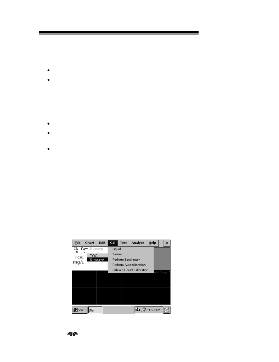 Teledyne 6700-C Total Organic Carbon Analyzer (Hi-Temp Combustion version) User Manual | Page 36 / 59