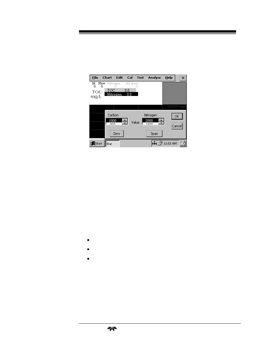 Teledyne 6700-C Total Organic Carbon Analyzer (Hi-Temp Combustion version) User Manual | Page 37 / 59