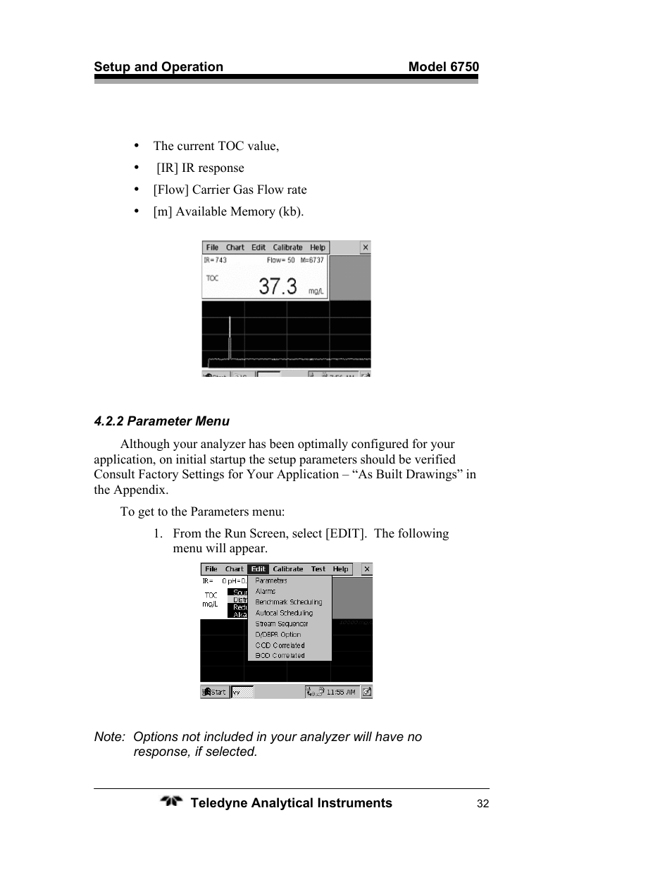 Teledyne 6750 - Total Organic Carbon analyzers User Manual | Page 44 / 96