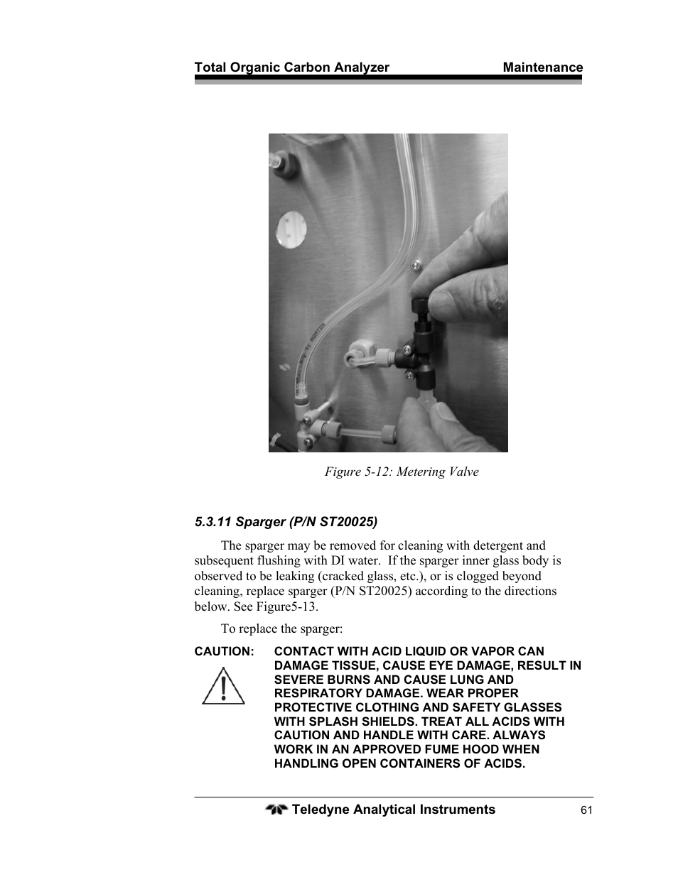 Teledyne 6750 - Total Organic Carbon analyzers User Manual | Page 73 / 96