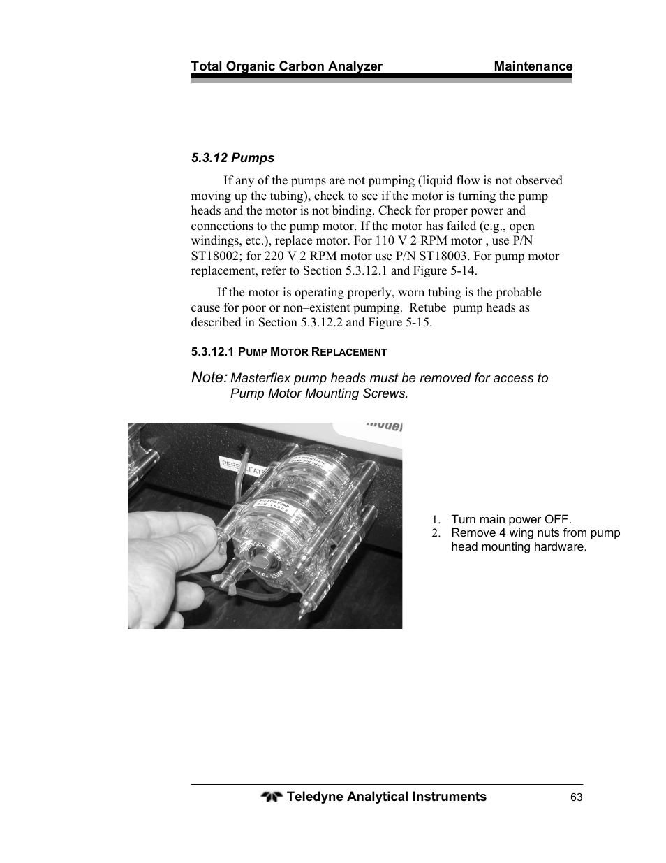 Teledyne 6750 - Total Organic Carbon analyzers User Manual | Page 75 / 96