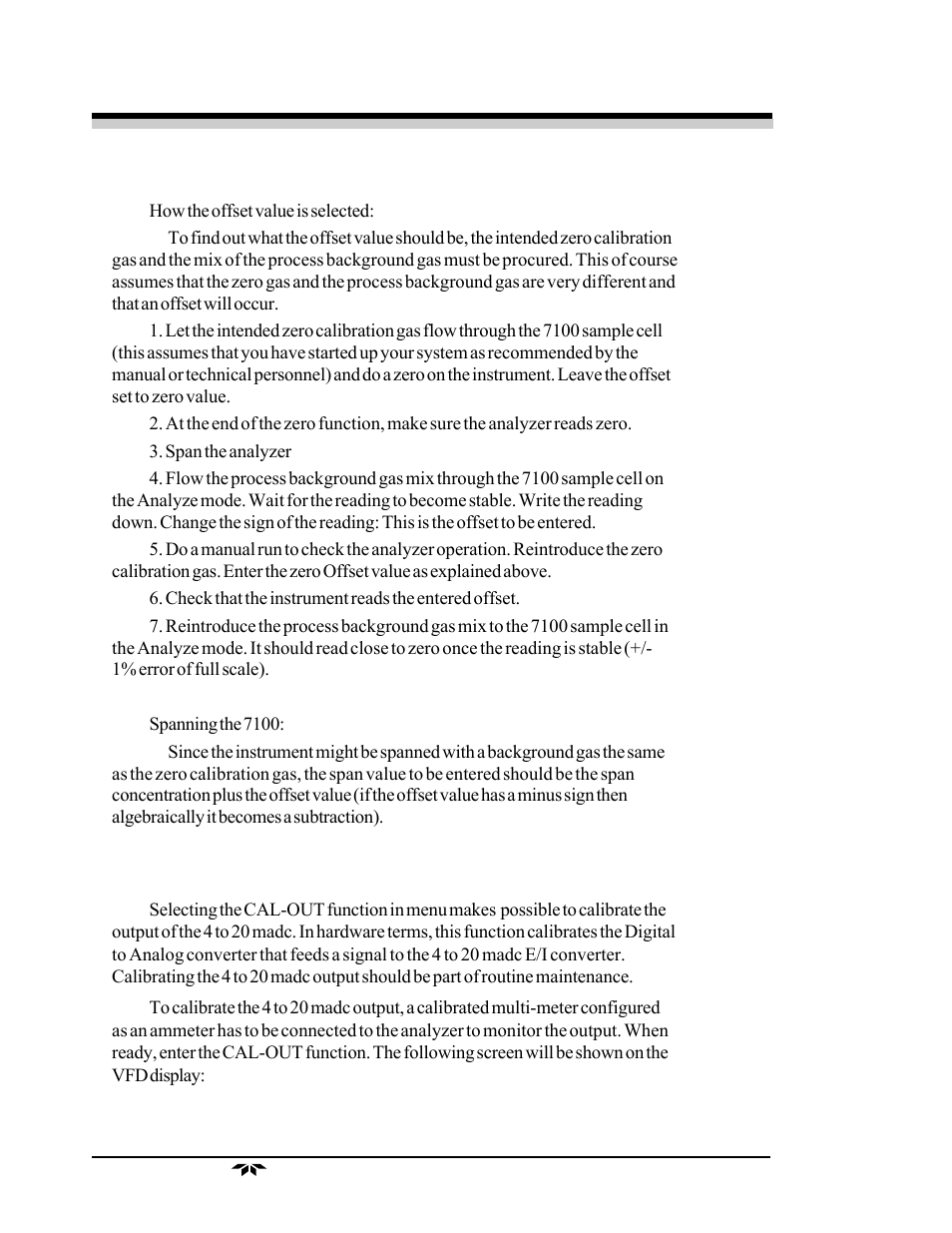 Teledyne 7120 - NDIR analyzer User Manual | Page 47 / 83