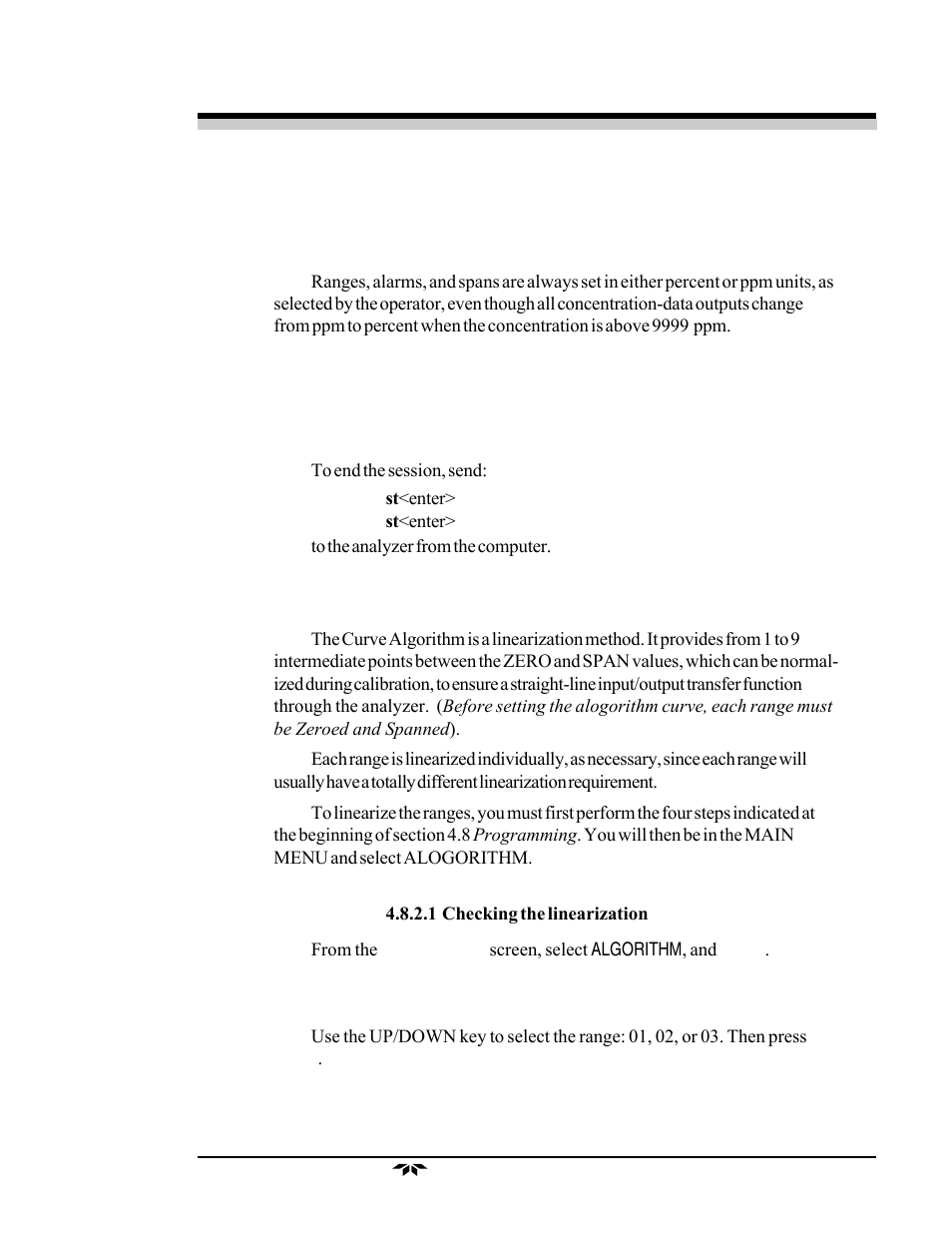 Teledyne 7120 - NDIR analyzer User Manual | Page 62 / 83