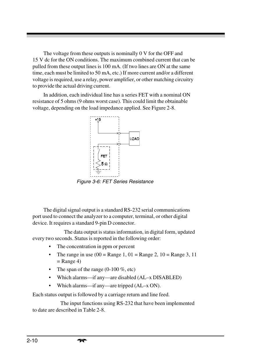 Teledyne 7300a - NDIR analyzer User Manual | Page 22 / 85