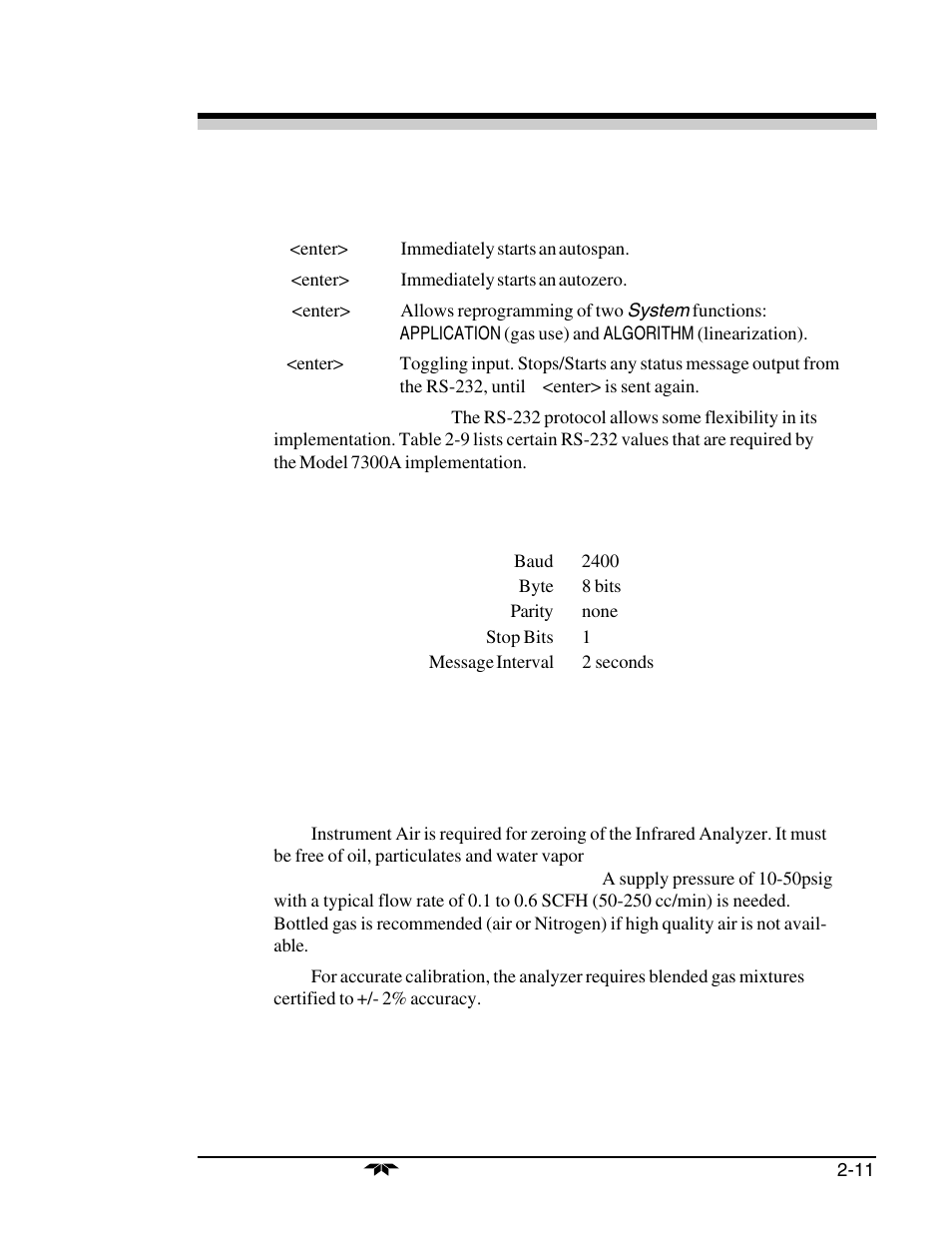 Teledyne 7300a - NDIR analyzer User Manual | Page 23 / 85