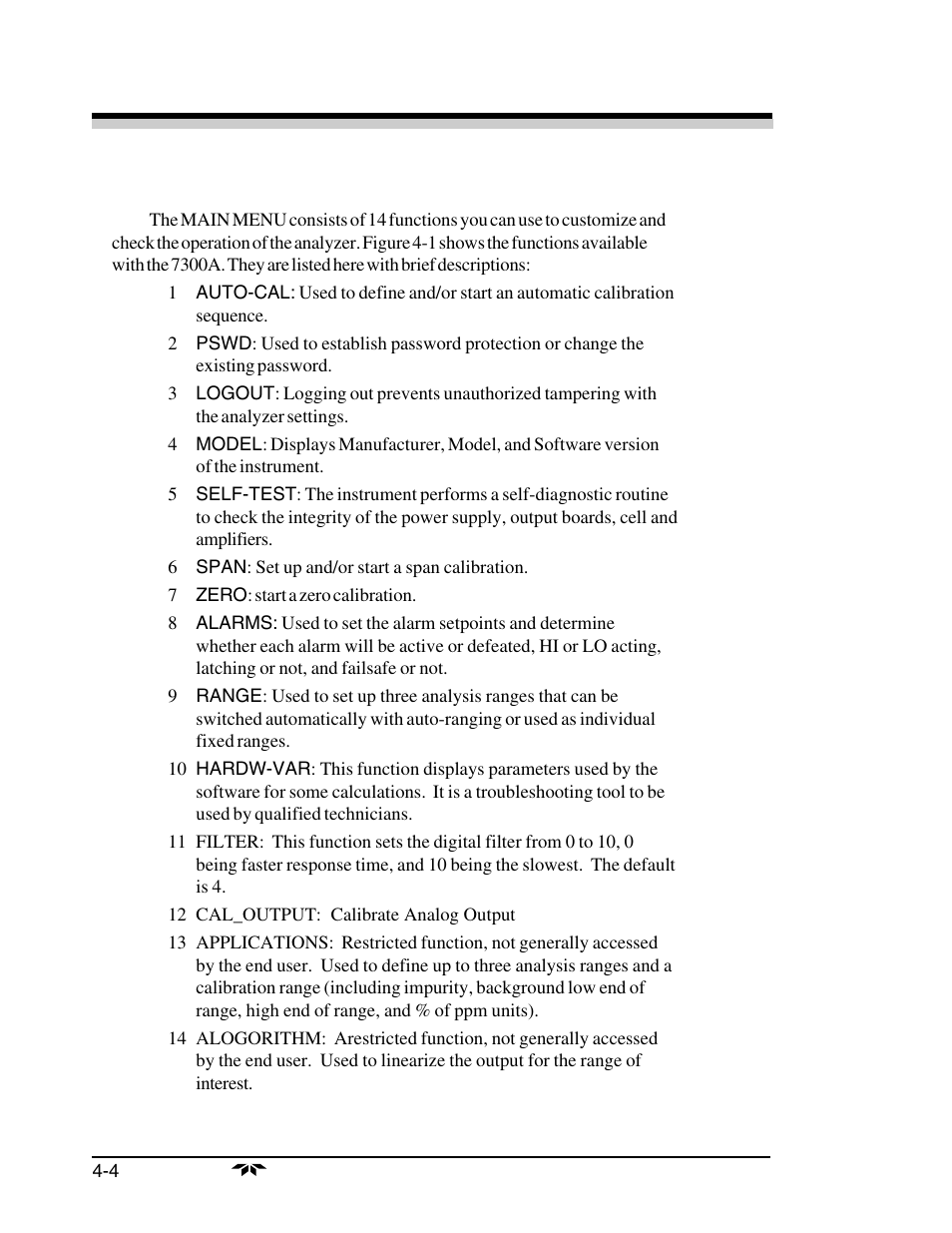 Teledyne 7300a - NDIR analyzer User Manual | Page 40 / 85