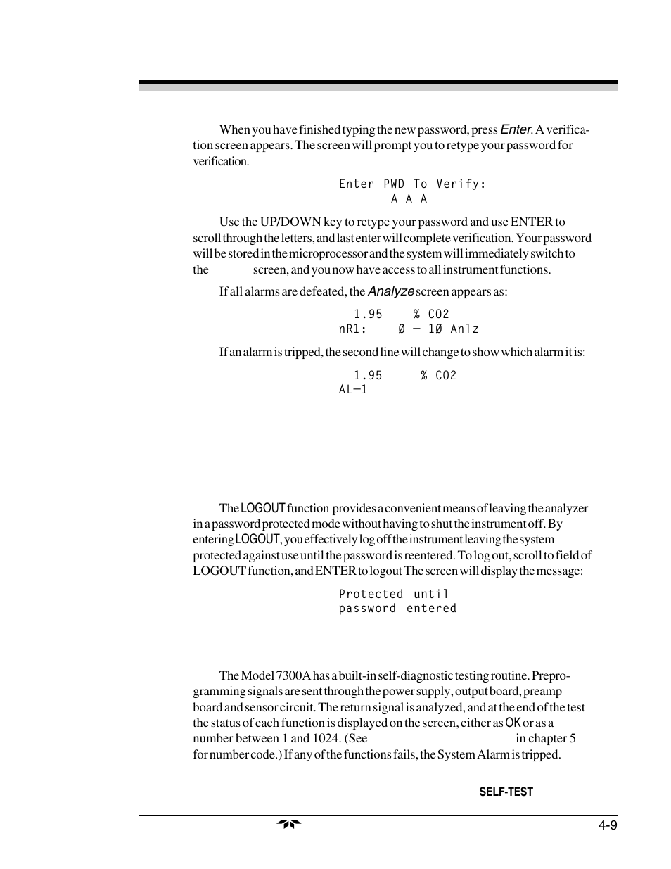 Teledyne 7300a - NDIR analyzer User Manual | Page 45 / 85