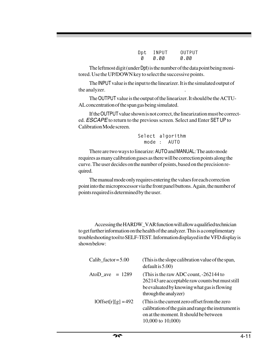 Teledyne 7300a - NDIR analyzer User Manual | Page 47 / 85