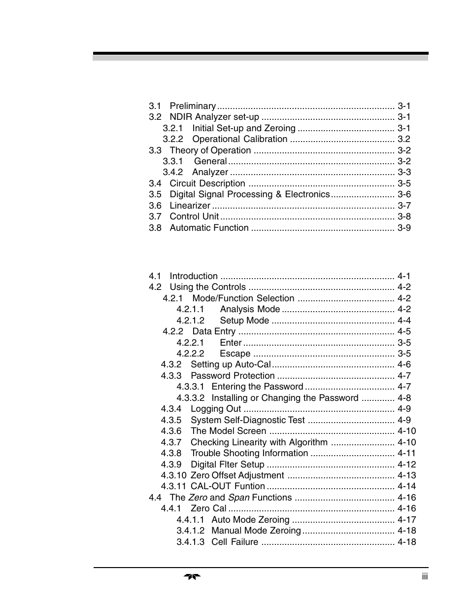 Teledyne 7300a - NDIR analyzer User Manual | Page 7 / 85